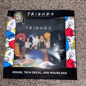 Friends mouse and mouse pad set